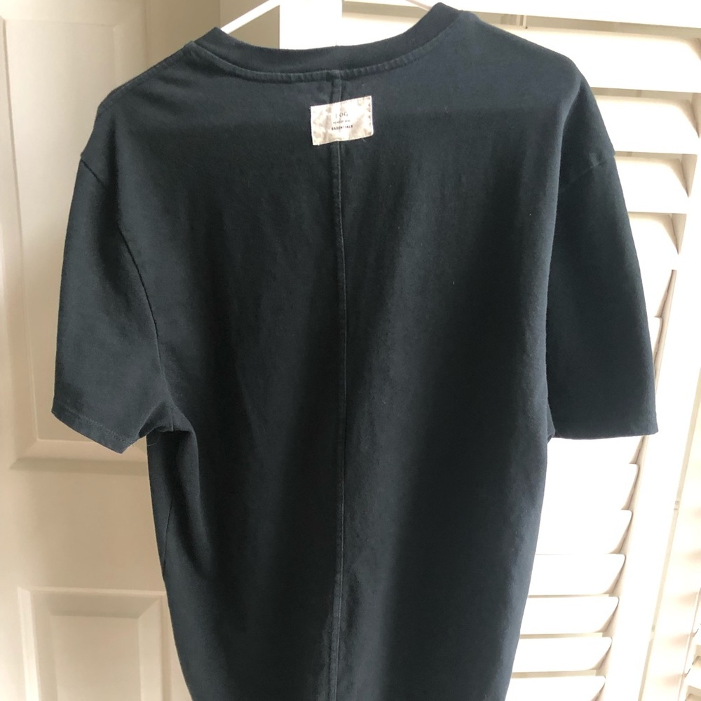 Fear of God oversized men’s tee shirt in black